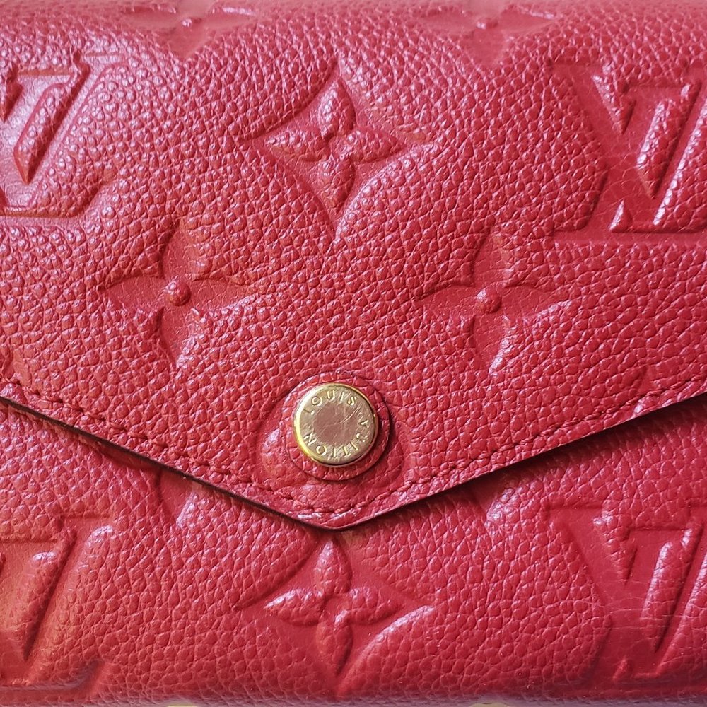Louis Vuitton Monogram Empreinte Compact Curieuse